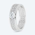 Ring 925 Sterling Silber rhodiniert Zirkonia 17 - 112492600001 - 0 - 140px