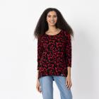 Vanessa Style Damen-Shirt schwarz/rot 36/38 (1) - 112529500001 - 0 - 140px