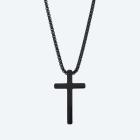 Kreuzanhänger Edelstahl mit Kette black - 112533600000 - 0 - 140px