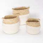 Natur Wollstrick Korbset 3tlg - 112626900000 - 0 - 140px