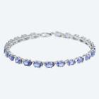 Armband 925 Sterling Silber rhodiniert Tansanit - 112705900000 - 0 - 140px