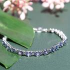 Armband 925 Sterling Silber rhodiniert Tansanit - 112705900000 - 0 - 140px