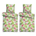 Bettwäscheset Seersucker 4tlg. Blätter - 112716600000 - 0 - 140px