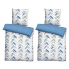 Bettwäscheset Seersucker 4tlg. weiß blau  - 112716700000 - 0 - 140px