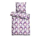 Bettwäscheset Seersucker 135x200cm Kreise viola - 112717400000 - 0 - 140px