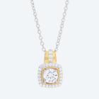Anhänger mit Kette 925 St. Silber bicolor Zirkonia - 112727700000 - 0 - 140px