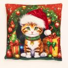 Dekokissen Katzenbaby im Kranz 40x40cm - 112755700000 - 0 - 140px