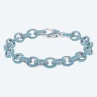 Armband 925 Sterling Silber rhod. Türkis synth. - 112798900000 - 0 - 140px