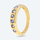 Ring 925 Sterling Silber vergoldet AAA Tansanit 17 - 112805900001 - 0 - 140px
