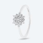 Ring 925 Sterling Silber rhodiniert Zirkonia 16 - 112837300001 - 0 - 140px