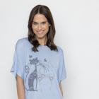 FASHION NEWS Damen-Shirt blau M/L - 112842100001 - 0 - 140px