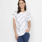 FASHION NEWS Damen-Shirt weiß/ schwarz - 112843100000 - 0 - 140px