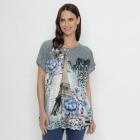 FASHION NEWS Damen-Shirt grün/ multicolor M/L - 112843900001 - 0 - 140px