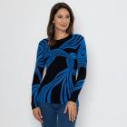 MILANO Design Pullover schwarz/ royalblau 48/50 - 112880200004 - 0 - 140px