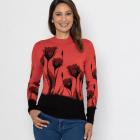 MILANO Design Pullover schwarz/hellrot 36/38 - 112881000001 - 0 - 140px