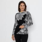 MILANO Design Pullover schwarz/  weiß 36/38 - 112881100001 - 0 - 140px