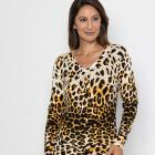 MILANO Design Pullover schwarz/weiß/orange 36/38 - 112881400001 - 0 - 140px