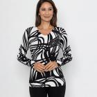 MILANO Design Pullover schwarz/ weiß 36/38 - 112881700001 - 0 - 140px