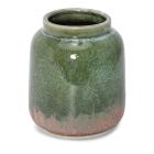 Vase aus Porzellan Grün/Taupe (B/H/T) 13x16x13cm - 112950500000 - 0 - 140px