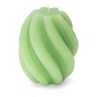 Kerze gedreht aus Wachs, Grün (B/H/T) 11x14x11cm - 112951700000 - 0 - 140px