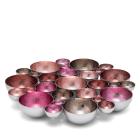 Windlicht Schale aus Metall, Pink/Silber (B/H/T) 3 - 112952700000 - 0 - 140px