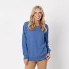 100% KASCHMIR Pullover, Rundhals, blau 34/36 - 112958400001 - 0 - 140px