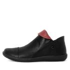 Andrea Conti Damen Lederslipper schwarz/bordo 36 - 112977100001 - 0 - 140px