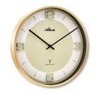 Atlanta Funk-Wanduhr gold-weiß, Metallgehäuse - 113025800000 - 0 - 140px