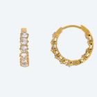 Creolen Edelstahl vergoldet Zirkonia - 113049000000 - 0 - 140px