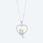 Anhänger Katzenherz mit Kette 925 tricolor - 113054700000 - 0 - 140px