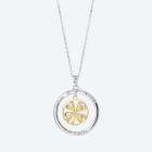 Anhänger Glücksklee mit Kette 925 bicolor - 113055000000 - 0 - 140px