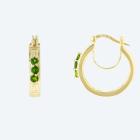 Creolen 925 St. Silber vergoldet Chromdiopsid - 113070400000 - 0 - 140px