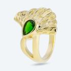 Ring 925 St. Silber vergoldet Chromdiopsid 20 - 113070900004 - 0 - 140px