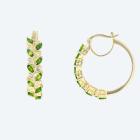 Creolen 925 St. Silber vergoldet Chromdiopsid - 113072100000 - 0 - 140px