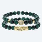 SET: 2x Armband Tigerauge grün, goldfarbig - 113073700000 - 0 - 140px