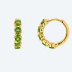 Creolen 925 St. Silber vergoldet Chromdiopsid - 113090200000 - 0 - 140px