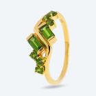 Ring 925 St. Silber vergoldet Chromdiopsid 16 - 113094300001 - 0 - 140px