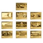 10er Set Gold-Münz-Barren "35 Jahre Mauerfall II" - 113095100000 - 0 - 140px