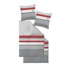 OTTO KERN Bettwäsche 4tlg. Querstreifen, rot, 2er- - 113095300000 - 0 - 140px