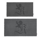 OTTO KERN Badteppich, 2er-Set grau mit OK-Logo, HT - 113097400000 - 0 - 140px