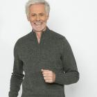 Herren-Pullover mit Troyerkragen khaki M - 113109300001 - 0 - 140px