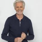 Herren-Pullover mit Polokragen blau M - 113109600001 - 0 - 140px