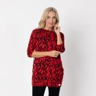 VANESSA STYLE Damen-Tunika rot/ schwarz 36/38 (1) - 113116100001 - 0 - 140px
