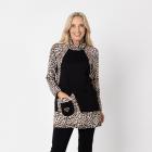 VANESSA STYLE Damen-Longshirt schwarz/ multicolor 48/50 (4) - 113116300004 - 0 - 140px