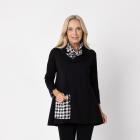 VANESSA STYLE Damen-Longshirt mit Stehkragen 36/38 (1) - 113117200001 - 0 - 140px