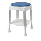 Drehbarer Duschhocker Blau, höhenverstellbar - 113150000000 - 0 - 140px