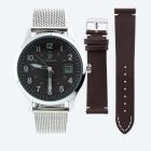 Time Piece Herren-Funkuhr Milanaise- & Lederband - 113150900000 - 0 - 140px