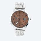 Time Piece Herren-Funkuhr, Milanaiseband, kupfer - 113151200000 - 0 - 140px