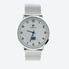 Time Piece Herren-Funkuhr, Milanaiseband, silber - 113151300000 - 0 - 140px