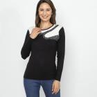 TRENDS by J. Leibfried Pullover schwarz/weiß 40-44 - 113164800002 - 0 - 140px